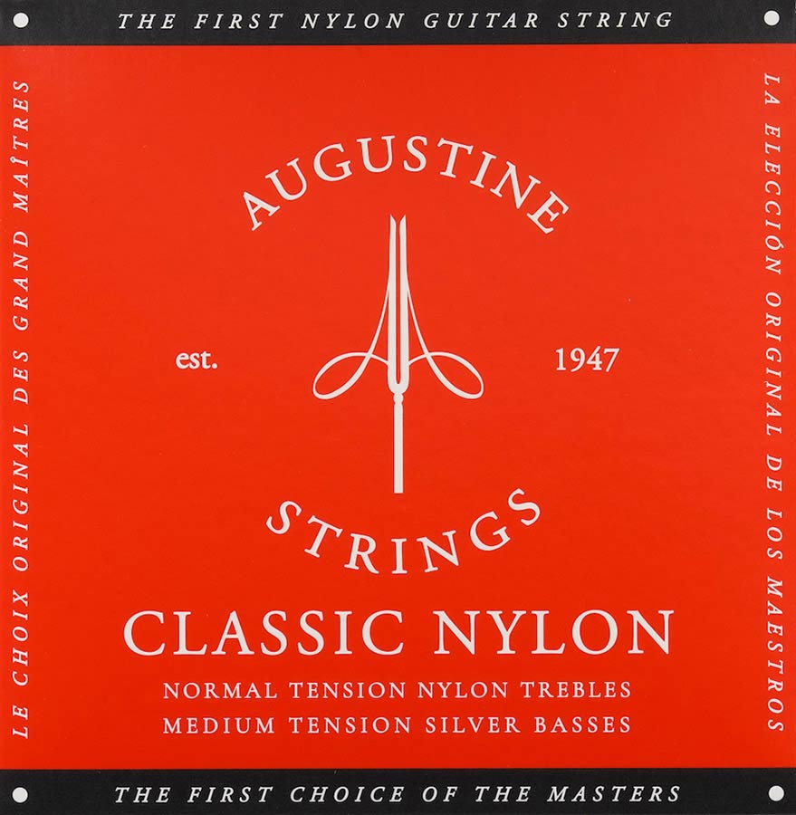 Augustine AU-CLRD Muta di corde per chitarra classica, tensione regolare e media