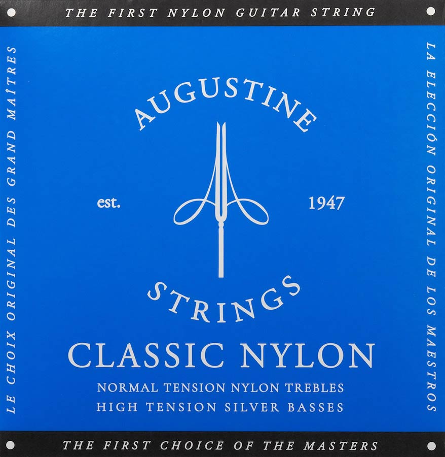 Augustine AU-CLBU Muta di corde per chitarra classica, tensione regolare e alta