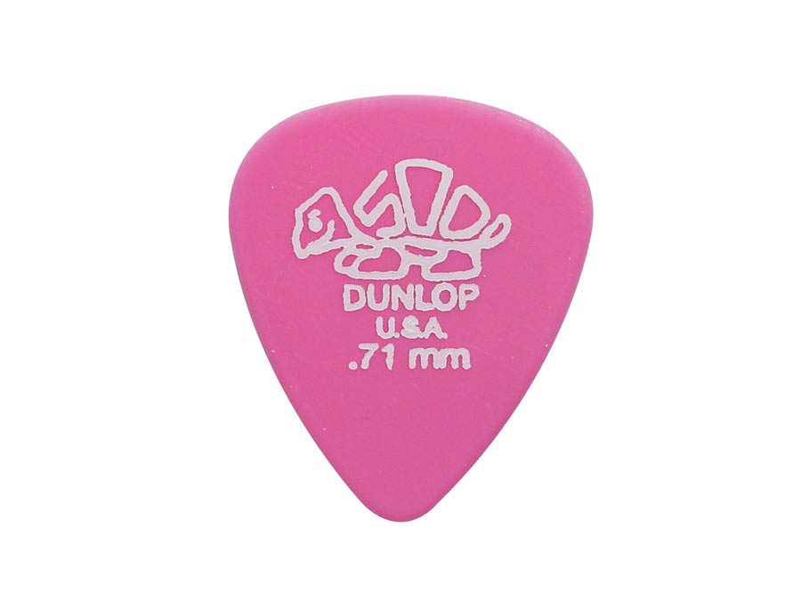 Dunlop 41-R-71 Set plettri 0,71mm, rosa, cfz 72