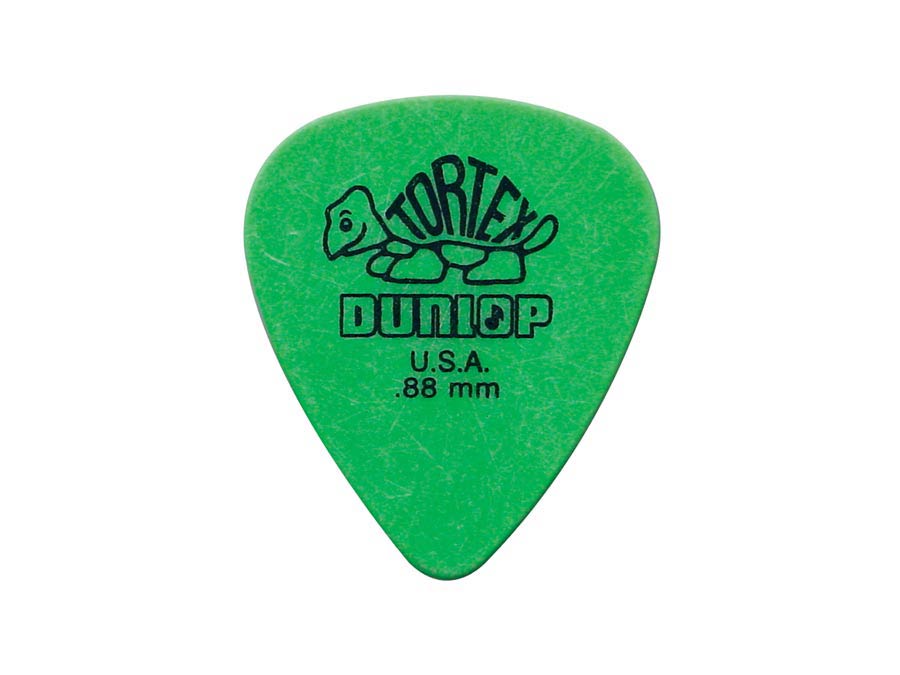 Dunlop 418-R-88 Set plettri 0,88mm, verde, cfz 72