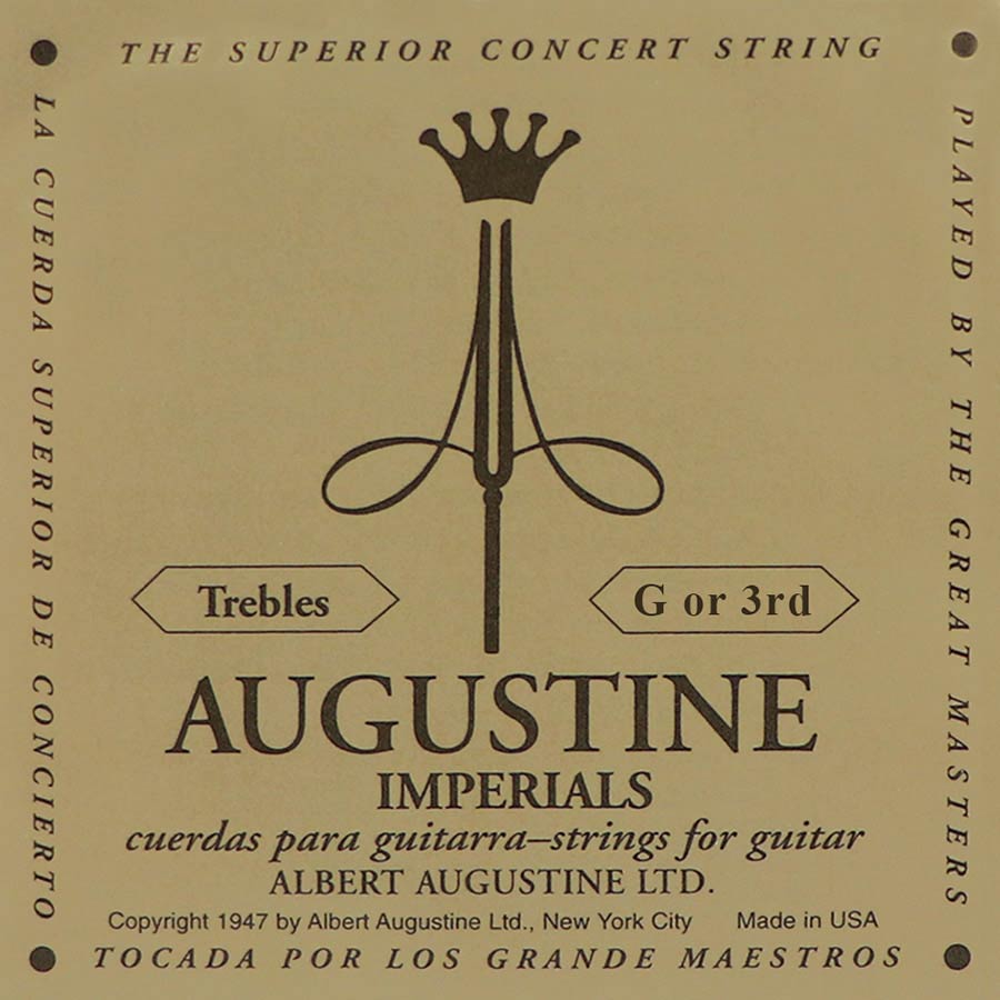 Augustine AUIMP-3 3rd - Corda singola per chitarra classica, tensione alta, 0406