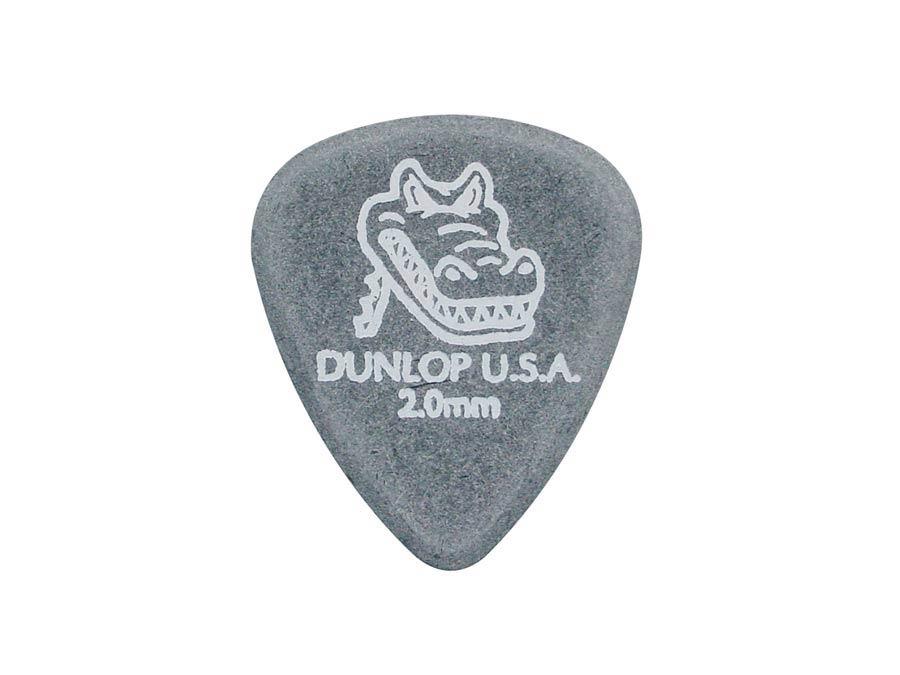Dunlop 417-R-200 Set plettri 2,00mm, nero, cfz 72