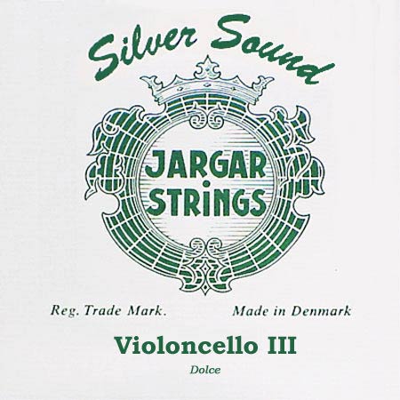 Jargar JCE-GZ-GN 3rd G - Corda singola per violoncello, tensione bassa, argento