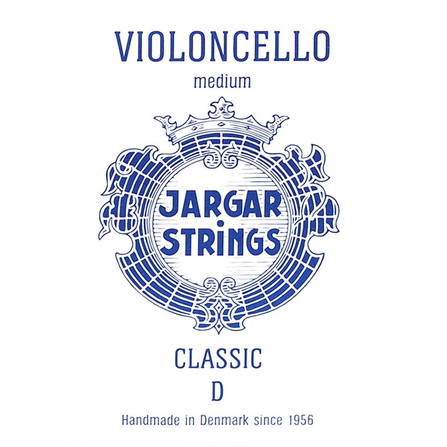 Jargar JCE-D-BL 2nd D - Corda singola per violoncello, tensione media, flexi-metal