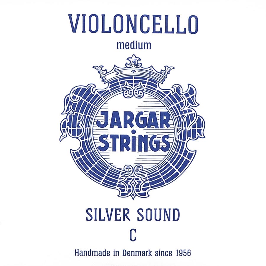 Jargar JCE-CZ-BL 4th C - Corda singola per violoncello, tensione media, argento