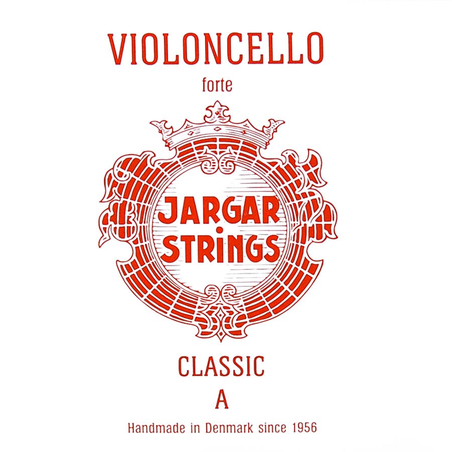 Jargar JCE-A-RD 1st A - Corda singola per violoncello, tensione alta, flexi-metal