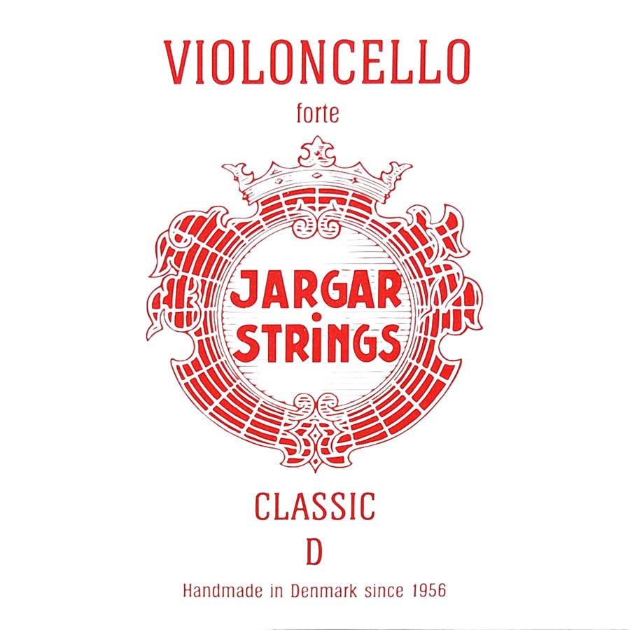 Jargar JCE-D-RD 2nd D - Corda singola per violoncello, tensione alta, flexi-metal