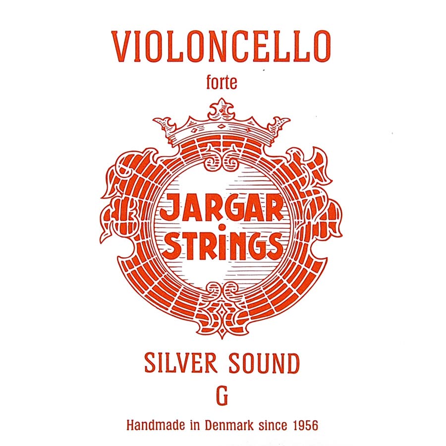 Jargar JCE-GZ-RD 3rd G - Corda singola per violoncello, tensione alta, argento