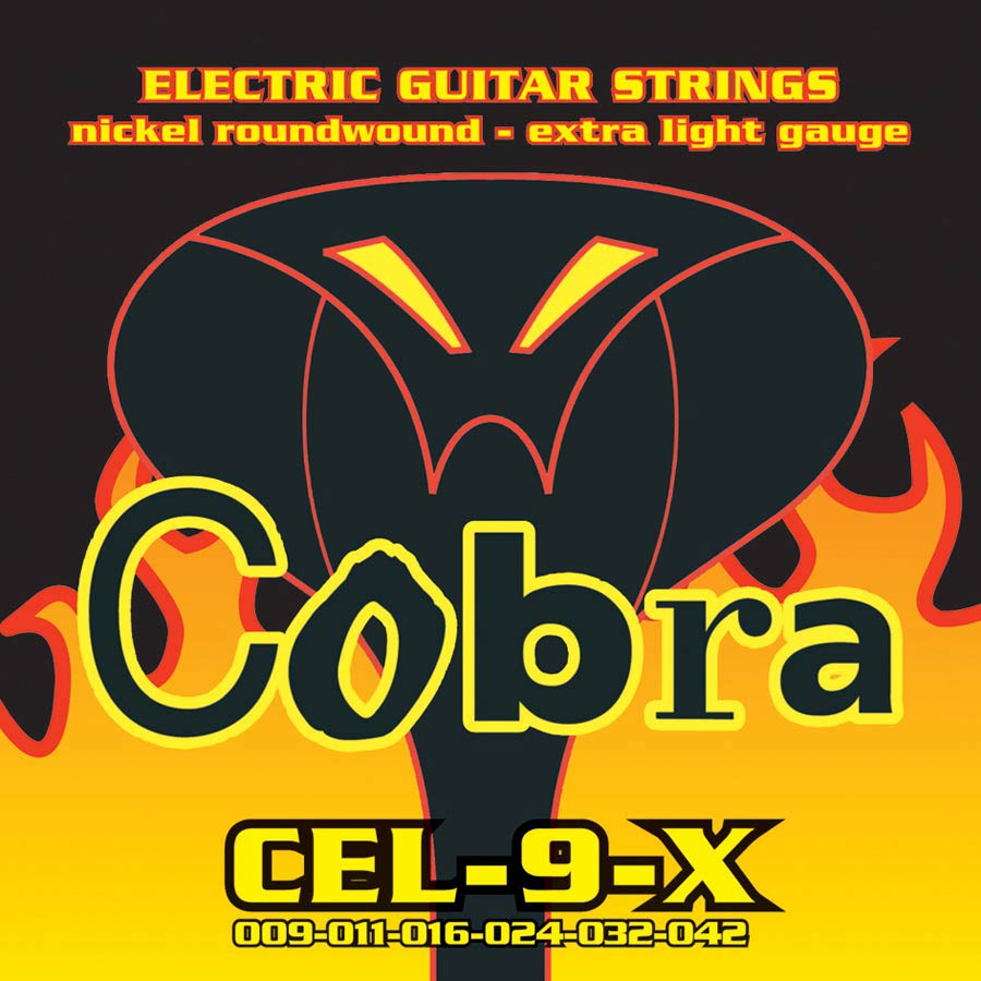 Cobra CEL-9-X Muta di corde per chitarra elettrica, 009-042