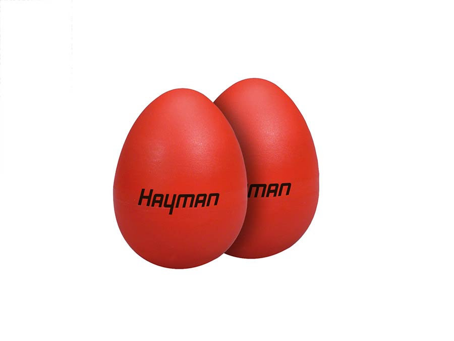 Hayman SE-1-RD Uova maracas, rosso, 20 grammi, coppia