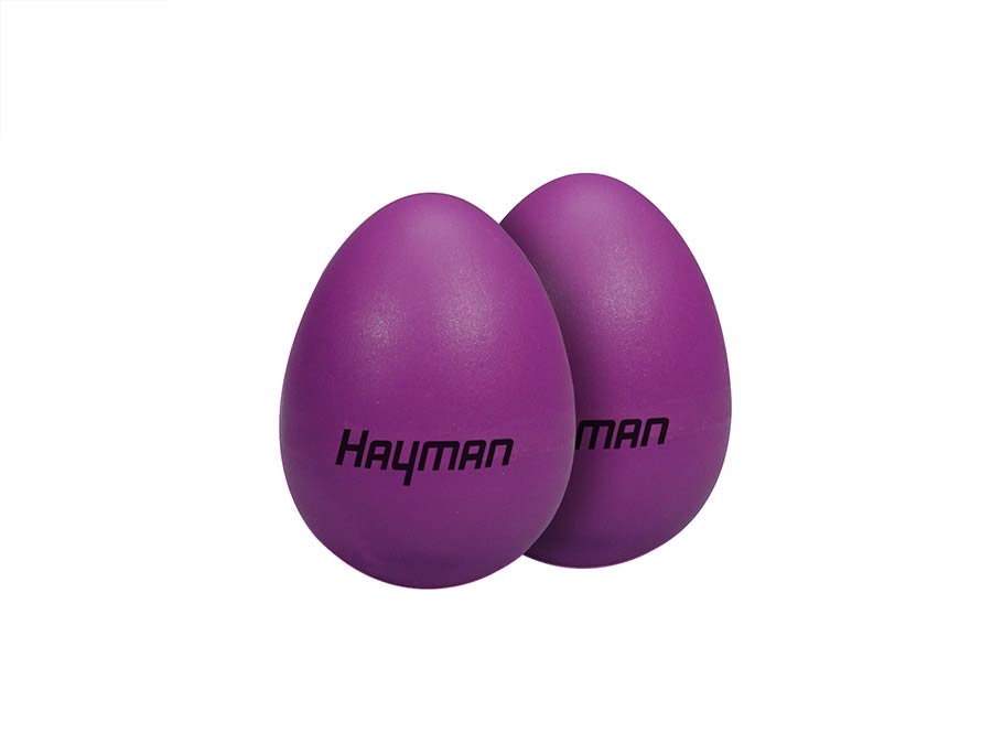 Hayman SE-1-PP Uova maracas, viola, 25 grammi, coppia