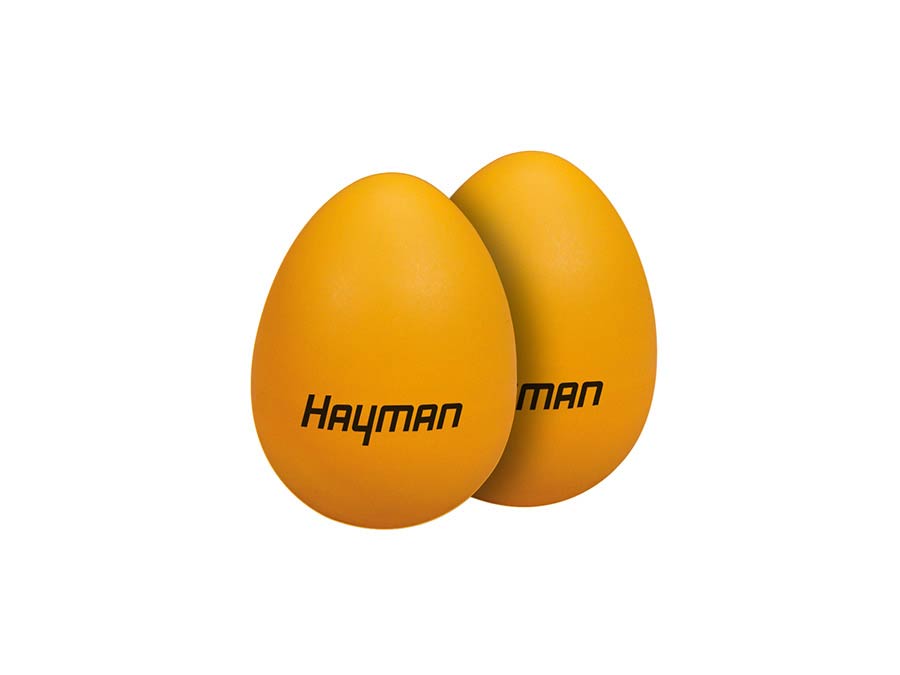 Hayman SE-1-OR Uova maracas, arancio, 40 grammi, coppia