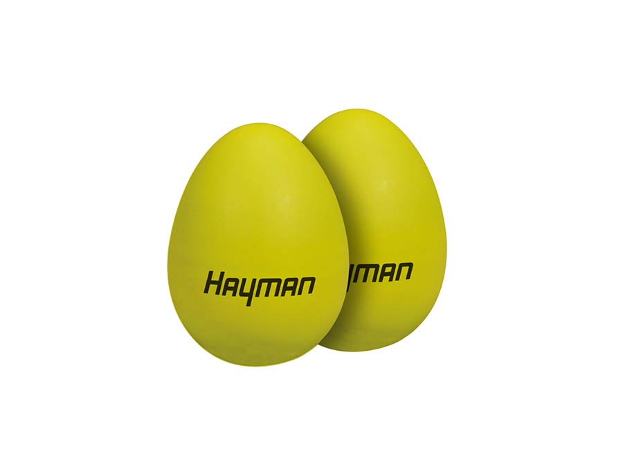 Hayman SE-1-YW Uova maracas, giallo, 45 grammi, coppia