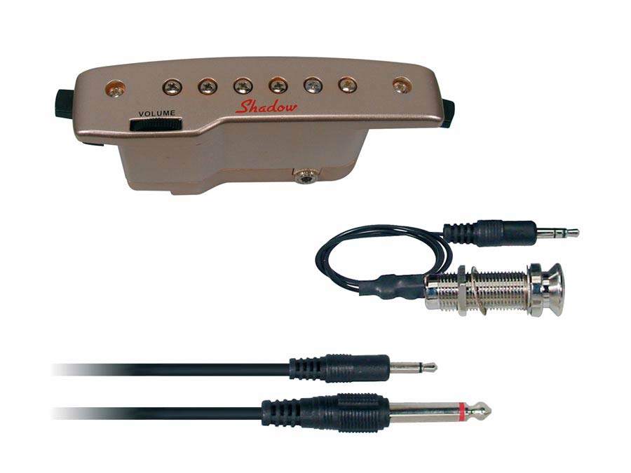 Shadow SH-145-G Pickup per chitarra acustica, humbucker, colore oro
