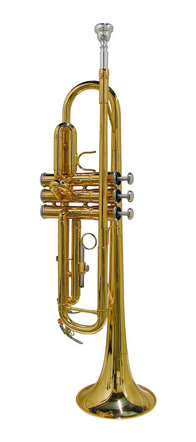 Stewart Ellis SE-1800-L Tromba in Sib, con astuccio semi-rigido, ottone lucido