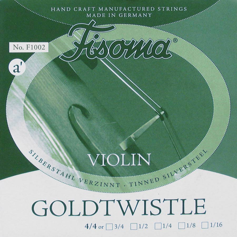 Fisoma F-1002 2nd A - Corda singola per violino 4/4, acciaio e alluminio