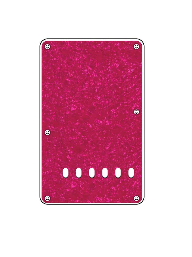 Boston BP-213-PP Piastra posteriore (back plate), 11,2mm, 2 strati, chitarra elettrica ST, 86x138mm, pearl pink
