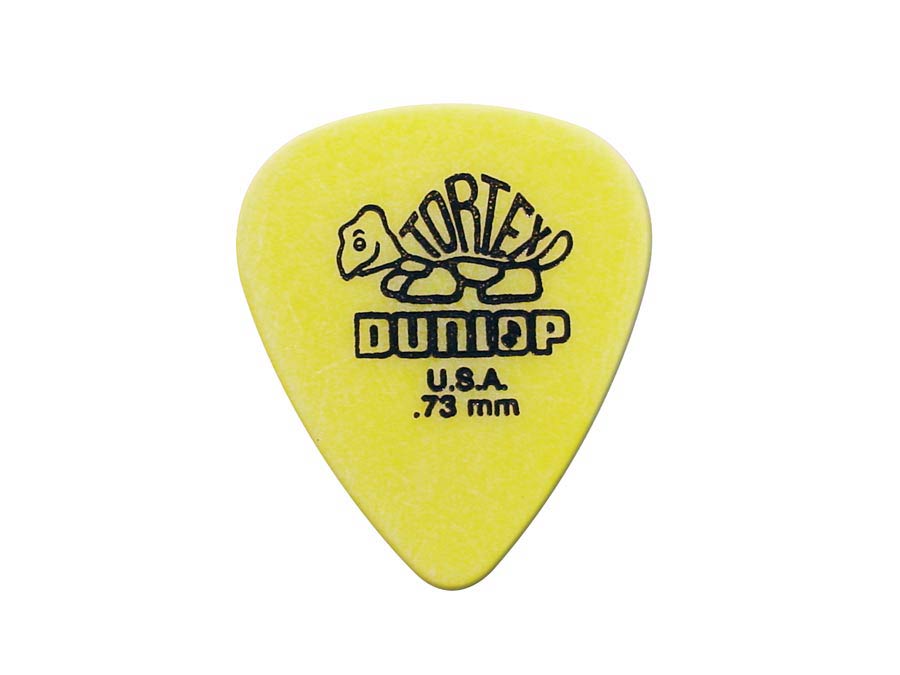 Dunlop 418-P-73 Set plettri 0,73mm, giallo, cfz 12