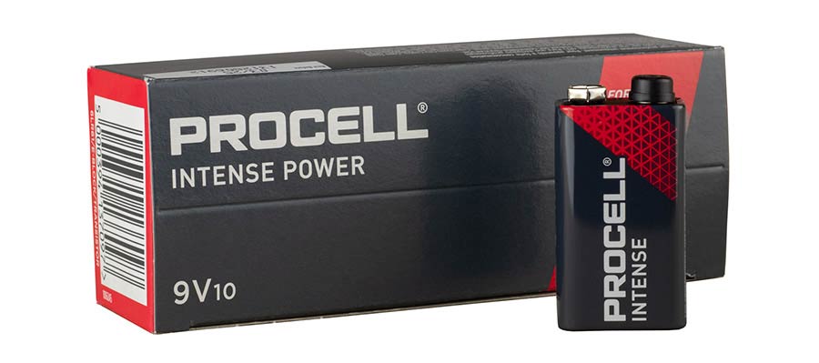 Duracell DCELL-9V Pack 10 batterie LR22 alkaline 9v