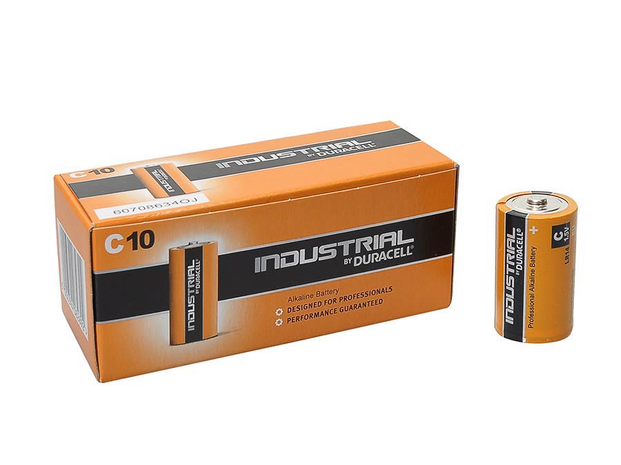 Duracell DCELL-C Pack 10 batterie C-cell alkaline 1,5v