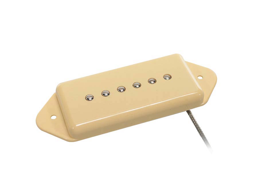 Boston VDE-46-NIV Pickup single coil per chitarra elettrica, 8.0K neck, avorio