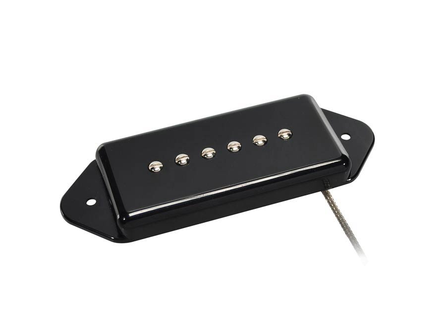 Boston VDE-46-NBK Pickup single coil per chitarra elettrica, 8.0K neck, nero