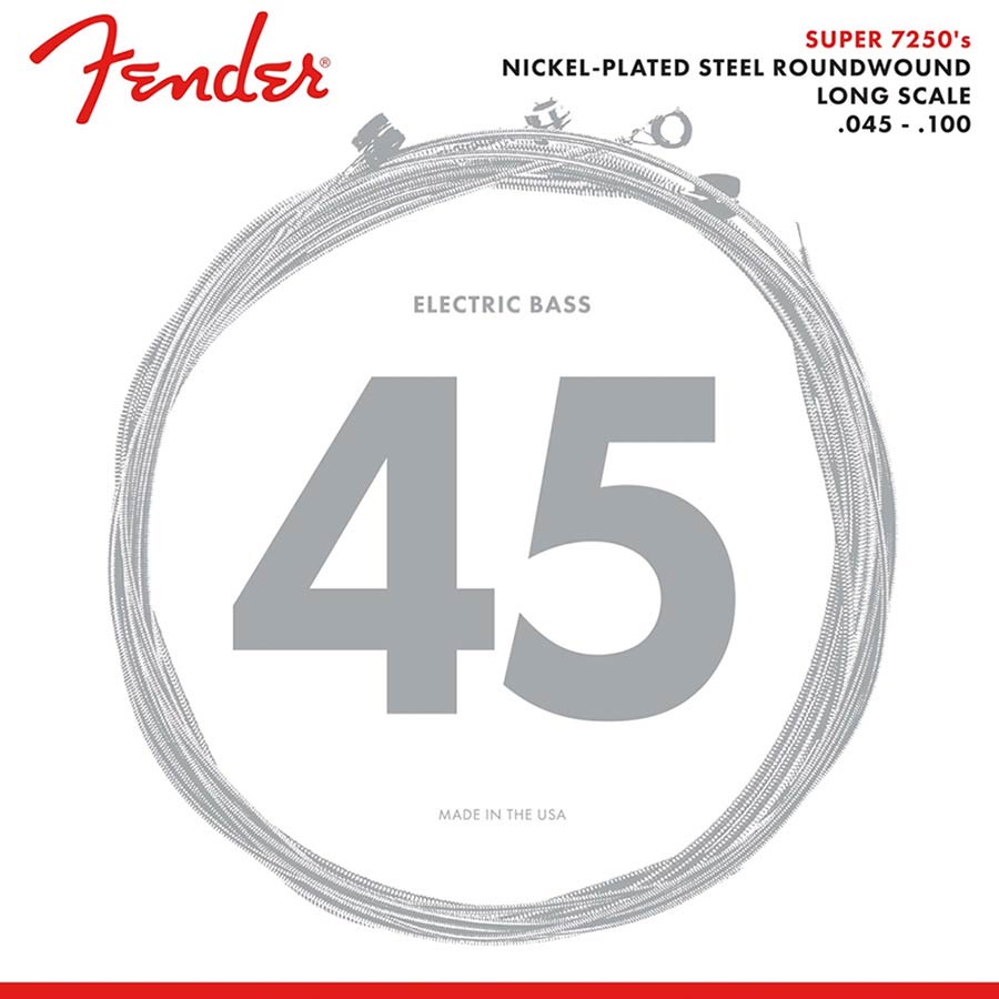 Fender F-72505M string set electric bass 5, nickel roundwound, medium 045-065-085-105-125