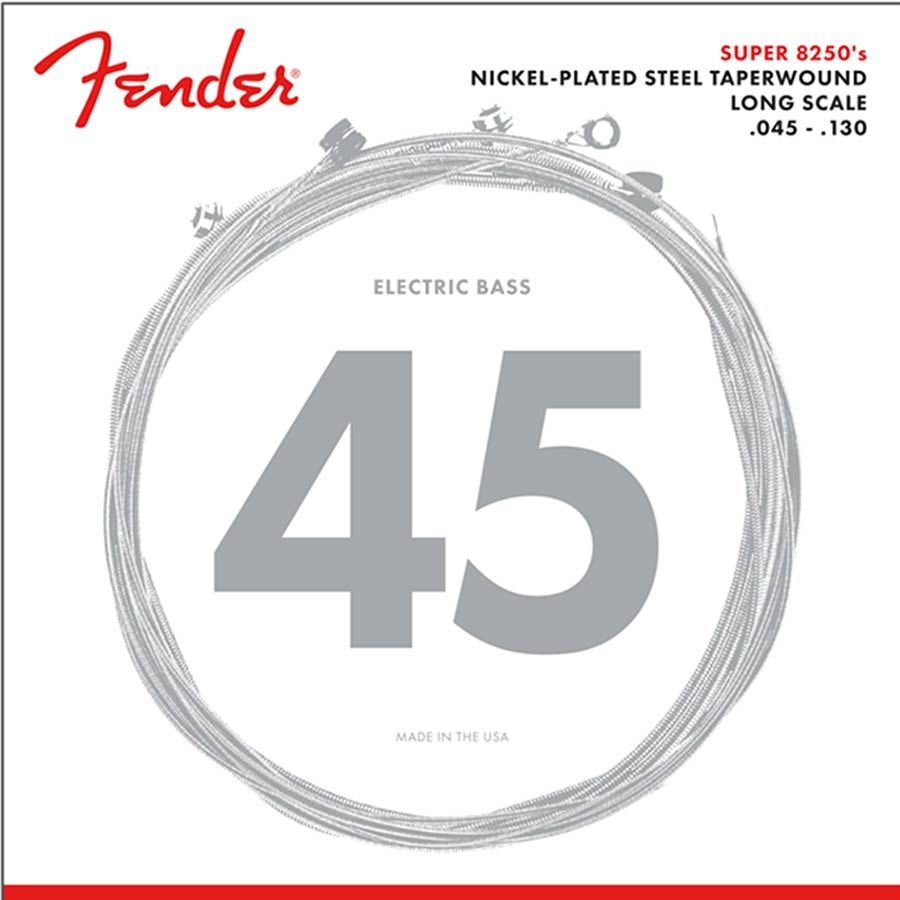 Fender F-82505M string set electric bass 5 (strings through body), nickel roundwound, medium 045-065-085-110TW-130T