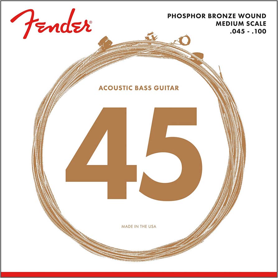Fender F-7060 string set 32" medium scale, phosphor bronze wound, 045-065-080-100