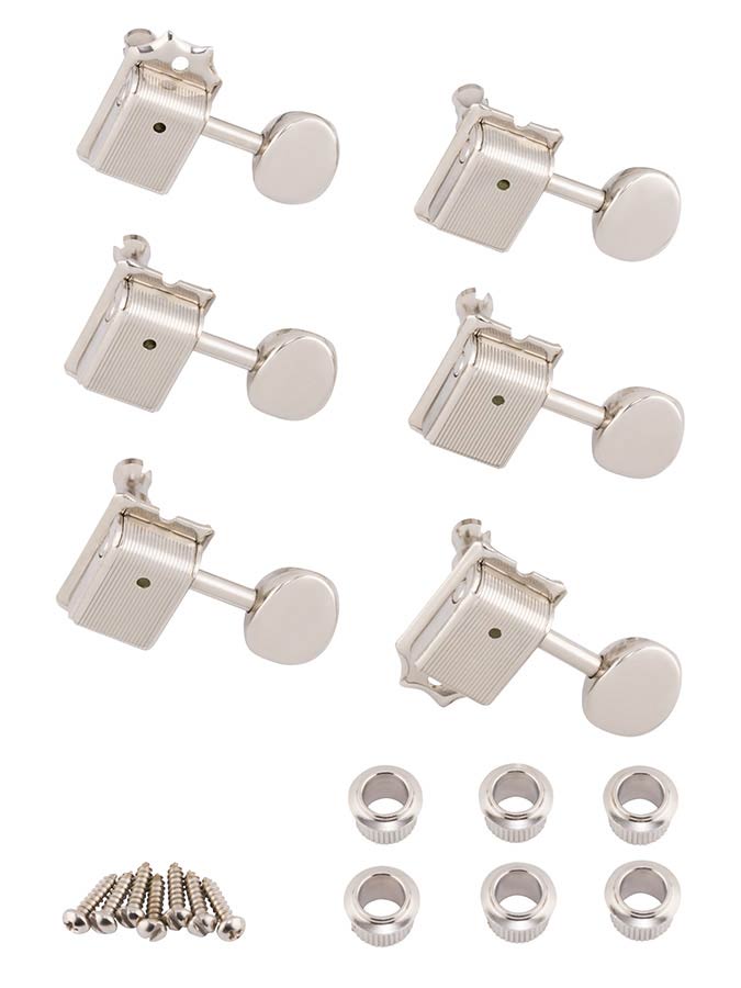 Fender 0992040000 machine heads, vintage Kluson style strat/tele, mounting materials included