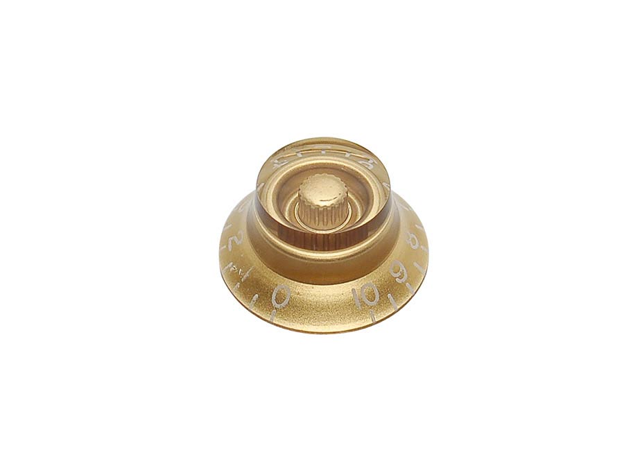 Boston KG-160L Bell knob, transparent gold, lefty