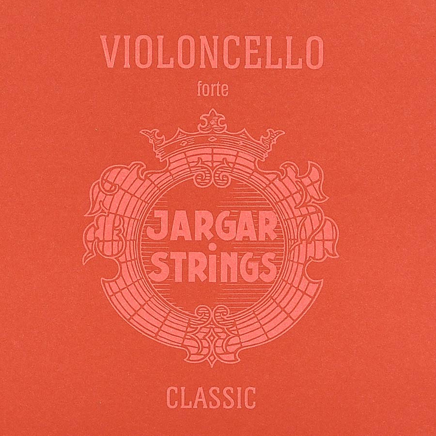 Jargar JCE-SET-RD Muta di corde per violoncello, tensione alta, flexi-metal