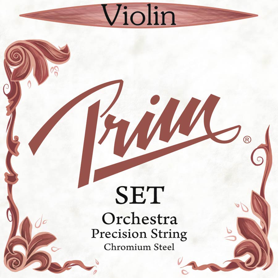 Prim PR-1020 Muta di corde per violino 4/4, tensione alta, orchestra, acciaio cromato