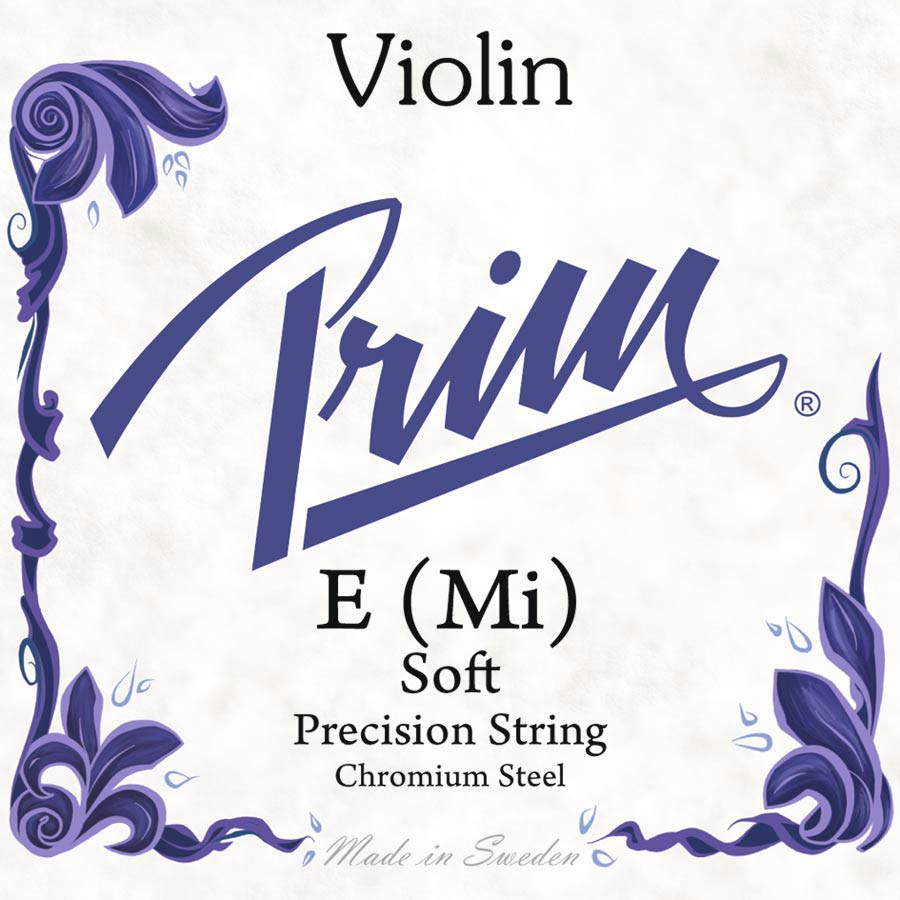 Prim PR-1001 1st E - Corda singola per violino 4/4, tensione bassa, acciaio cromato