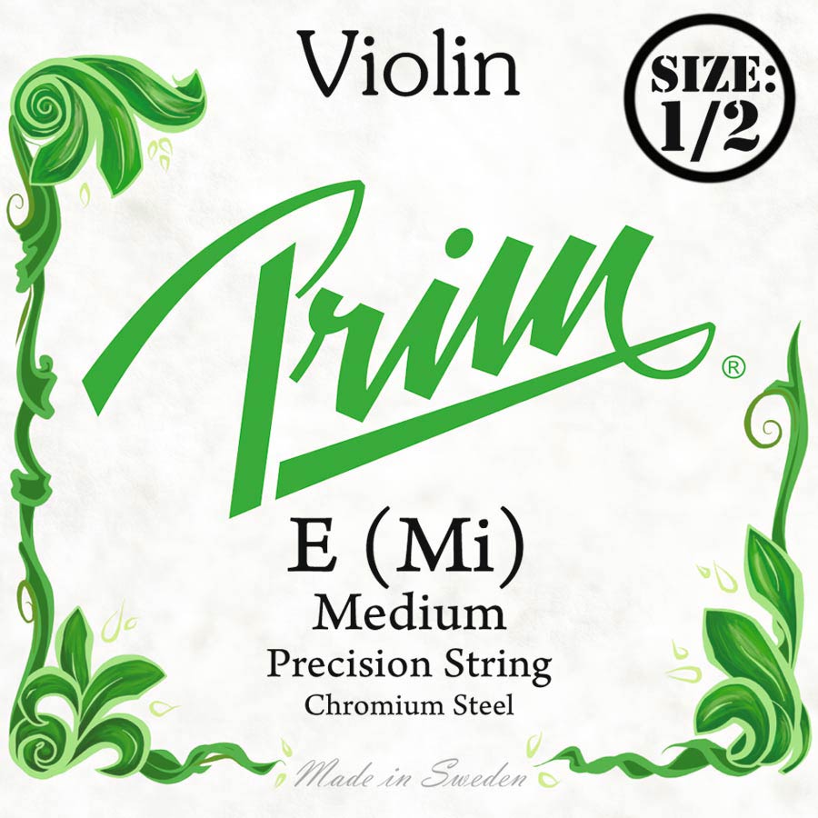 Prim PR-1961 1st E - Corda singola per violino 1/2, acciaio cromato
