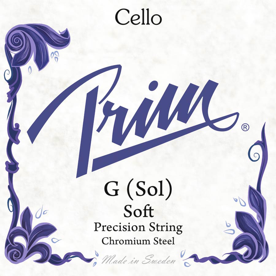 Prim PR-3003 3rd G - Corda singola per violoncello 4/4, tensione bassa, acciaio cromato