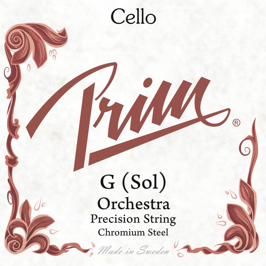 Prim PR-3023 3rd G - Corda singola per violoncello 4/4, tensione alta, orchestra, acciaio cromato