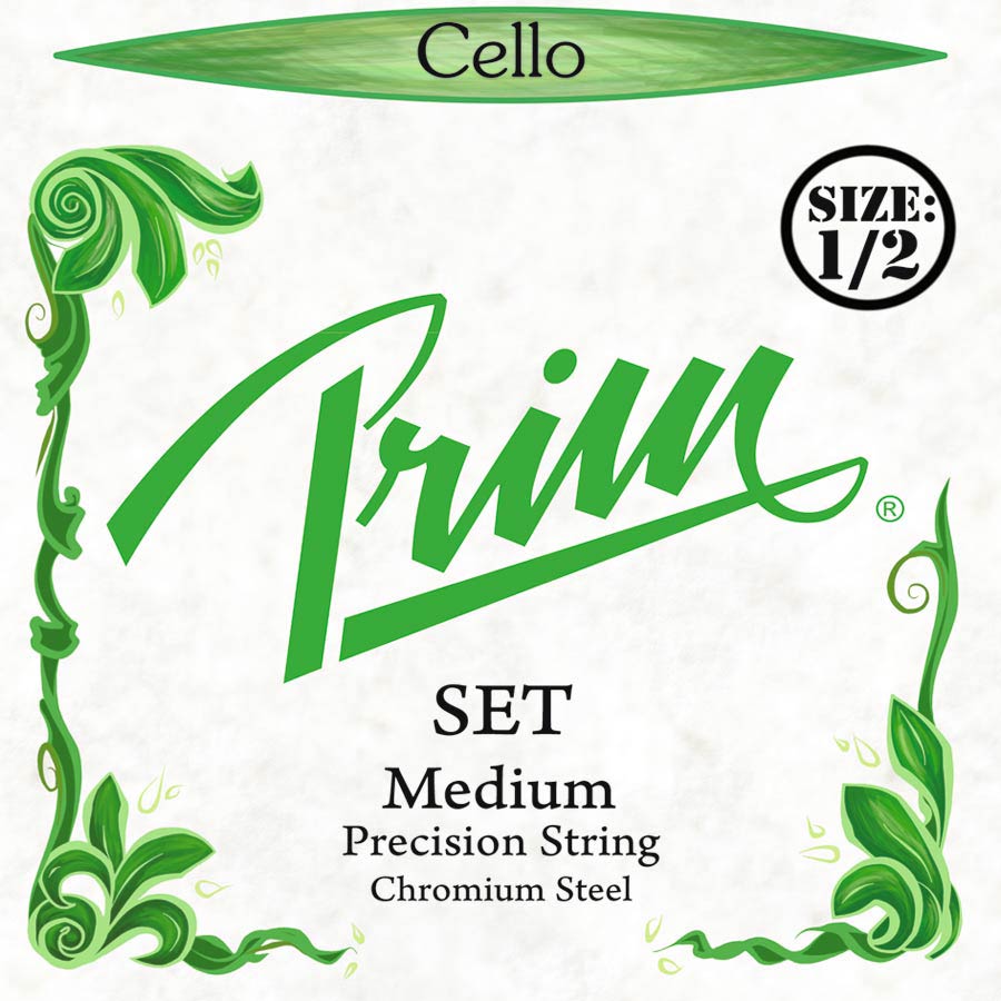 Prim PR-3960 Muta di corde per violoncello 1/2, acciaio cromato