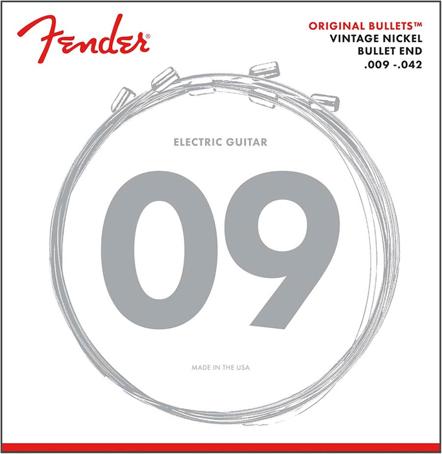 Fender F-3150L string set electric, pure nickel roundwound, light, 009-011-016-024-032-042