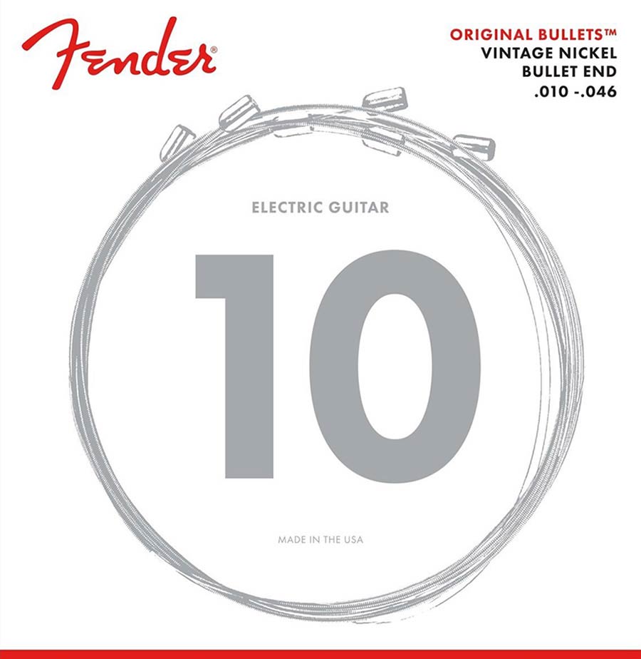 Fender F-3150R string set electric, pure nickel roundwound, regular, 010-013-017-026-036-046
