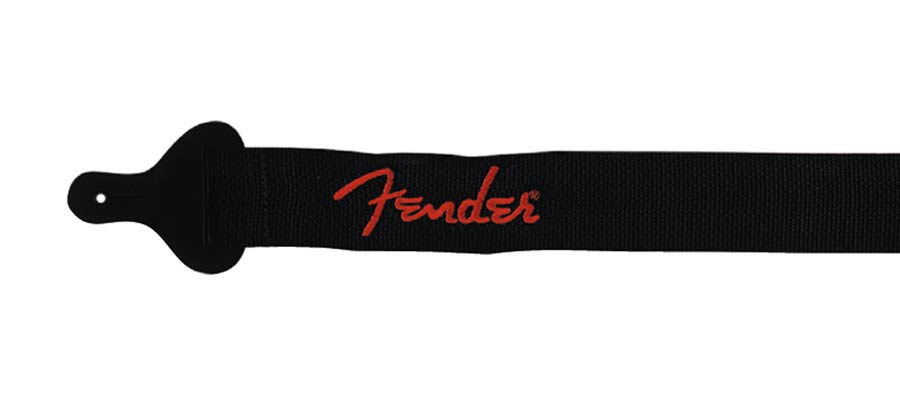 Fender 0990662015 2" guitar strap 'Poly Logo', red Fender logo