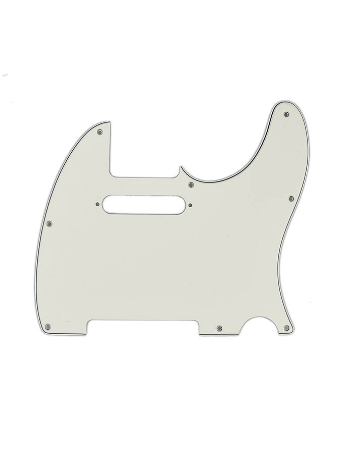 Fender 0991375000 pickguard Standard Tele®, 8 screw holes, 3-ply, parchment