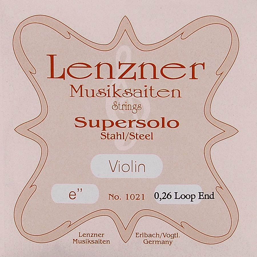 Lenzner 1021-ML E-1 string for violin 4/4, steel/ t
