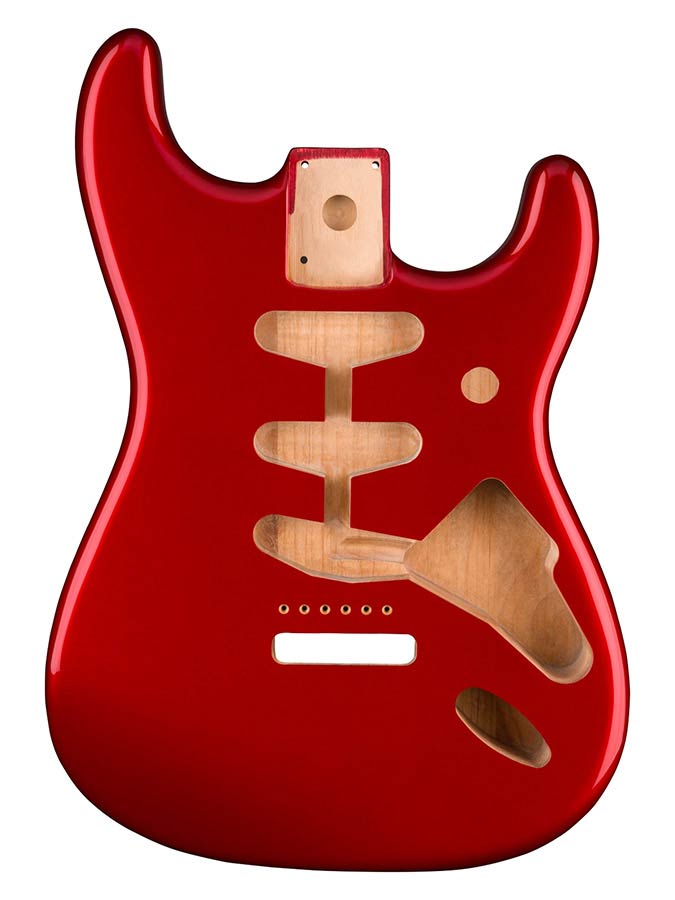 Fender 0998003709 Stratocaster body (vintage bridge), alder, candy apple red