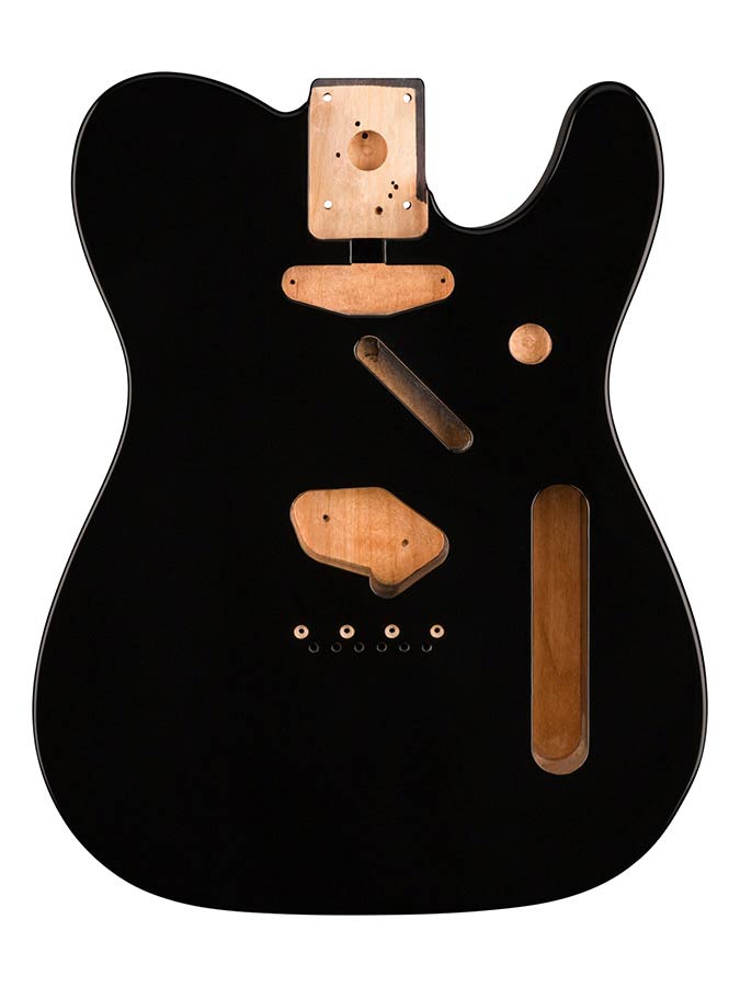 Fender 0998006706 Telecaster body (vintage bridge), alder, black