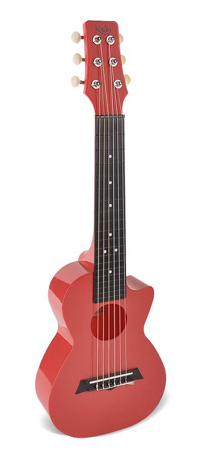 Korala PUG-40-RD Guitarlele, policarbonato, colore rosso