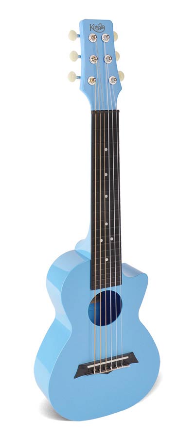 Korala PUG-40-LBU Guitarlele, policarbonato, colore celeste