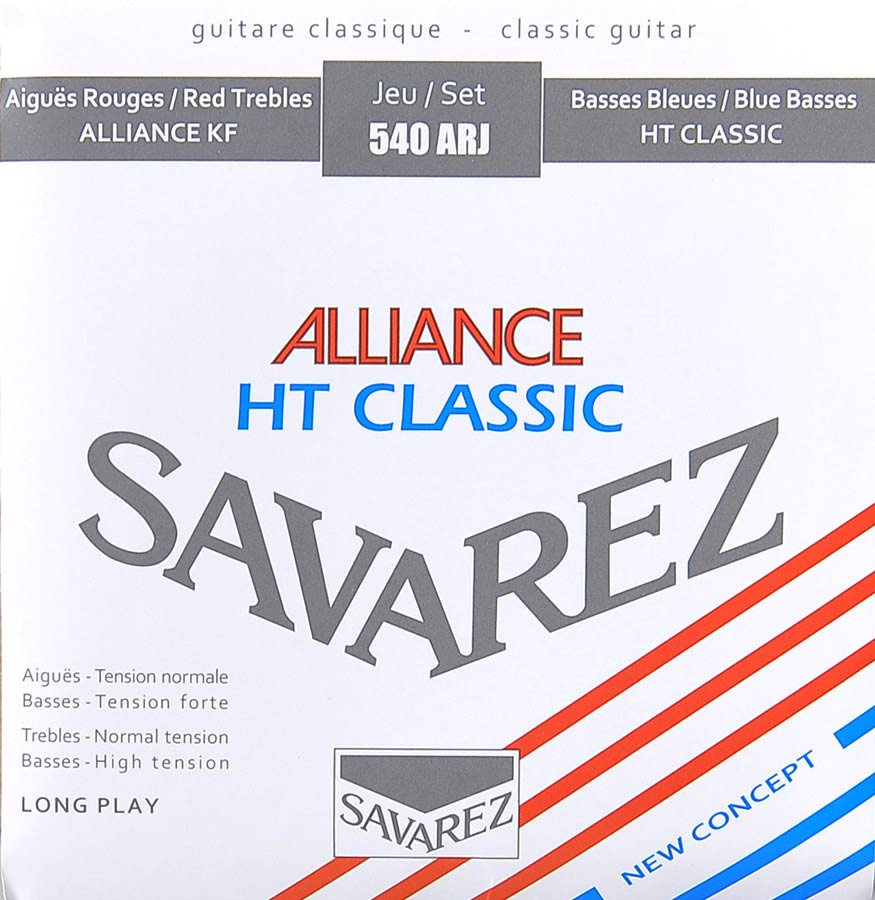 Savarez 540-ARJ Muta di corde per chitarra classica, tensione ibrida