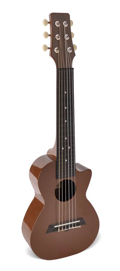 Korala PUG-40-DBR Guitarlele, policarbonato, colore marrone