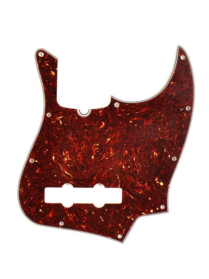 Fender 0074131000 pickguard Standard Jazz Bass®, 10 screw holes, 4-ply, tortoise shell